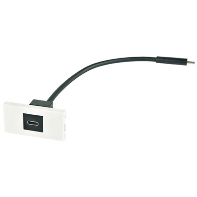 AV:Link Wall Plate Module - USB Type-C Socket to Male Tail 122537