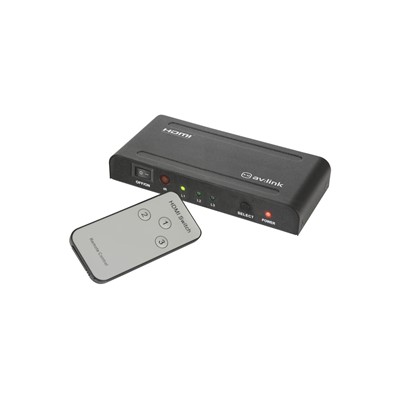 AV Link HDMI Switcher 3x1 with IR 128822