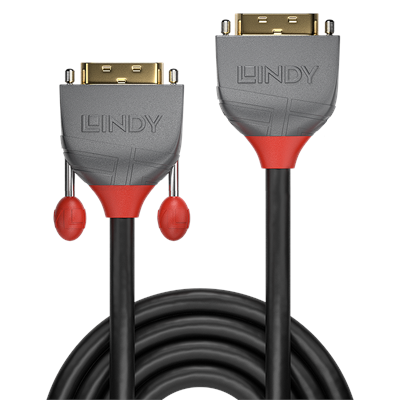 Lindy 36232 2m DVI-D Dual Link Extension Cable, Anthra Line