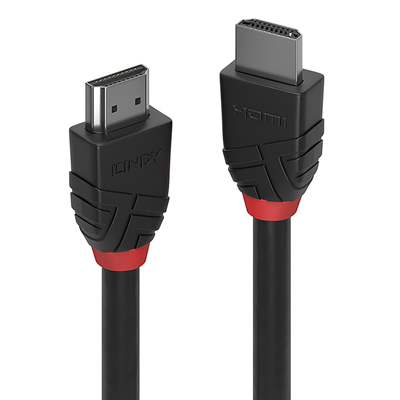 Lindy 1m High Speed HDMI Cable, Black Line 36471