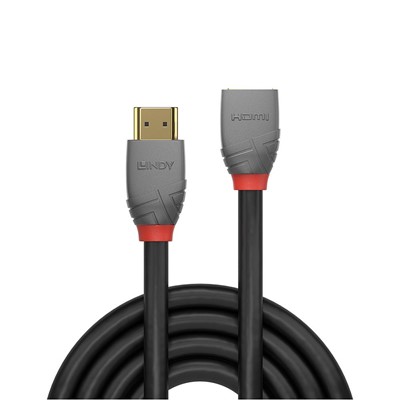 Lindy 36475 0.5m High Speed HDMI Extension Cable, Anthra Line