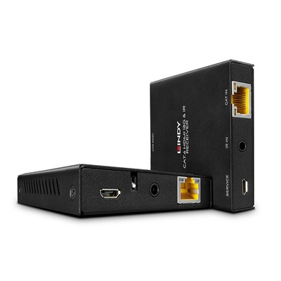 Lindy 50m Cat.6 HDMI 4K60 & IR Extender with PoC & Loop Out 38205