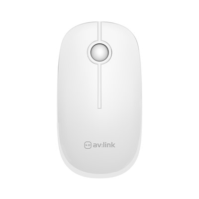 AV Link 500011 - TBD Silent Wireless Mouse White