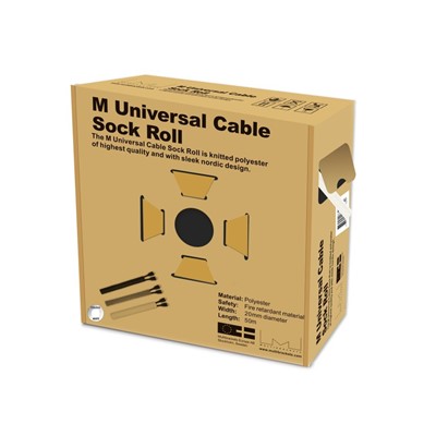 Multibrackets M Universal Cable Sock Roll White 2 - Peats.ie