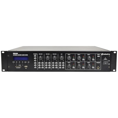 RM406 100V Mixer Amplifier 6 x 40W + USB/SD/FM/Bluetooth