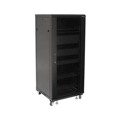 Sanus 55 Tall AV Rack 27U Component rack for home theater equipment"