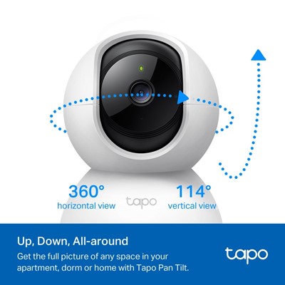 TP Link Tapo C200P2 Pan/Tilt Home Security Wi-Fi Camera